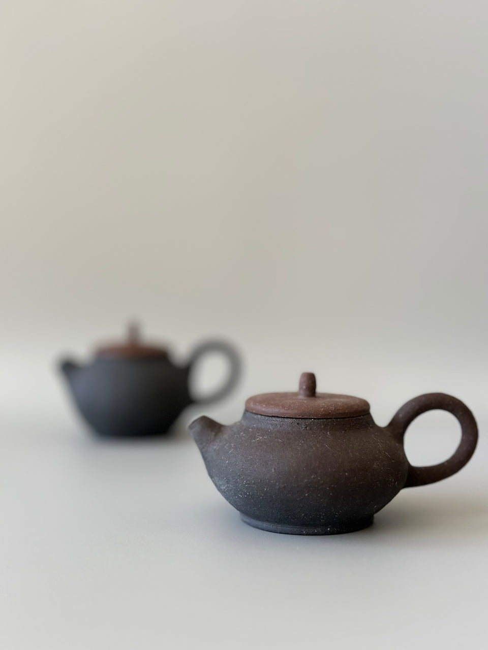Brown Black Earthy Zisha Teapot