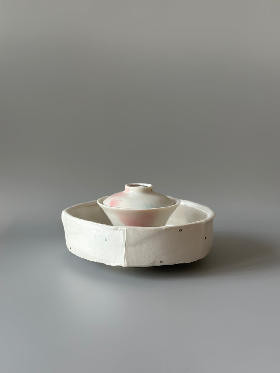 Silver Pearl Dots Hucheng pot support