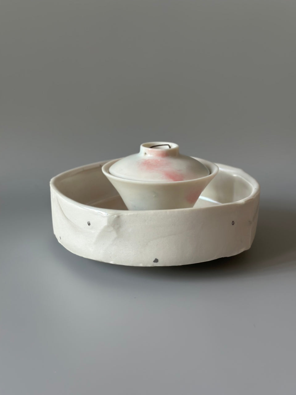 Silver Pearl Dots Hucheng pot support