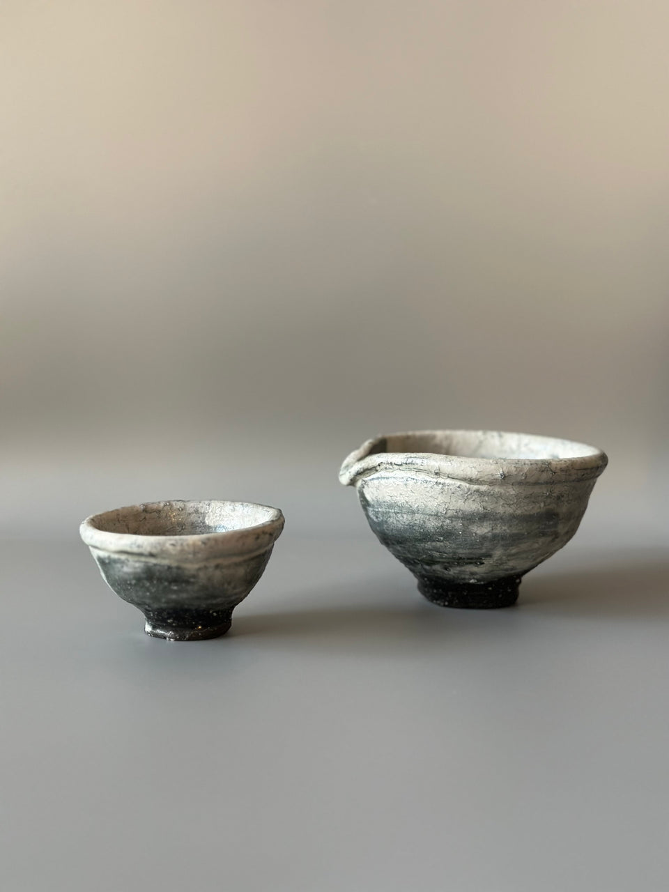 Ash Glaze Tea Pitcher and Cup