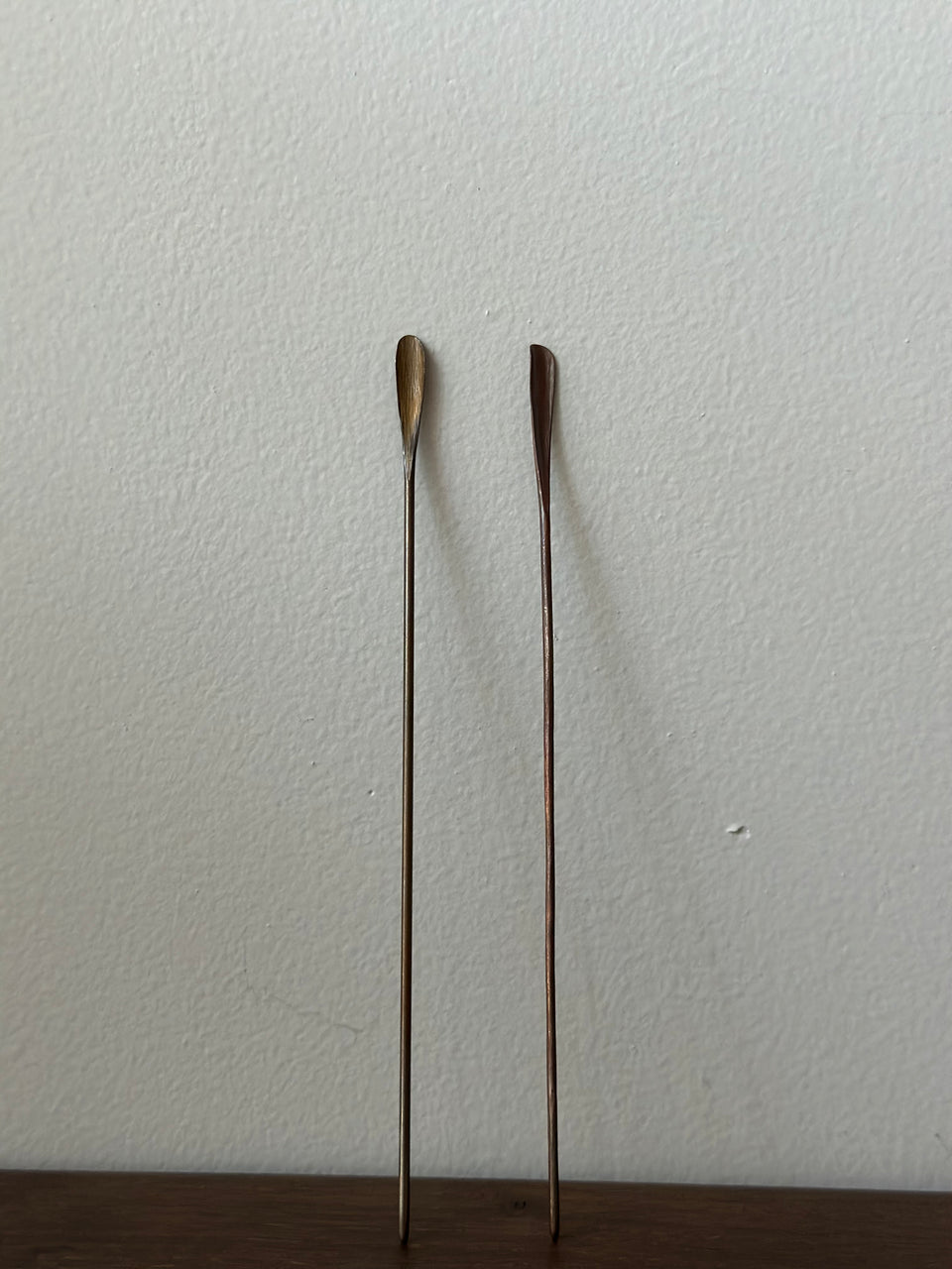 Artisan Brass Tea Needle- Petal