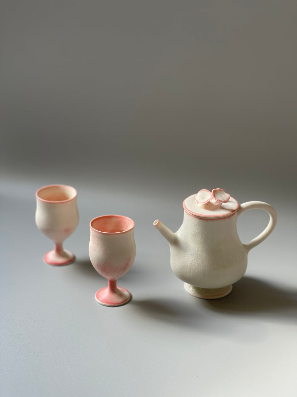 Pink Camellia Teapot