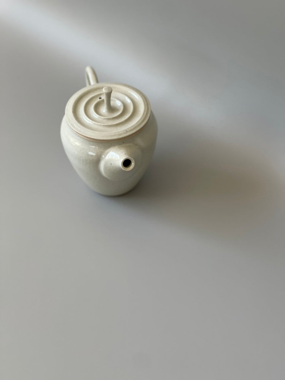 Light Grey Celadon Teapot (Beige) - 130 ml