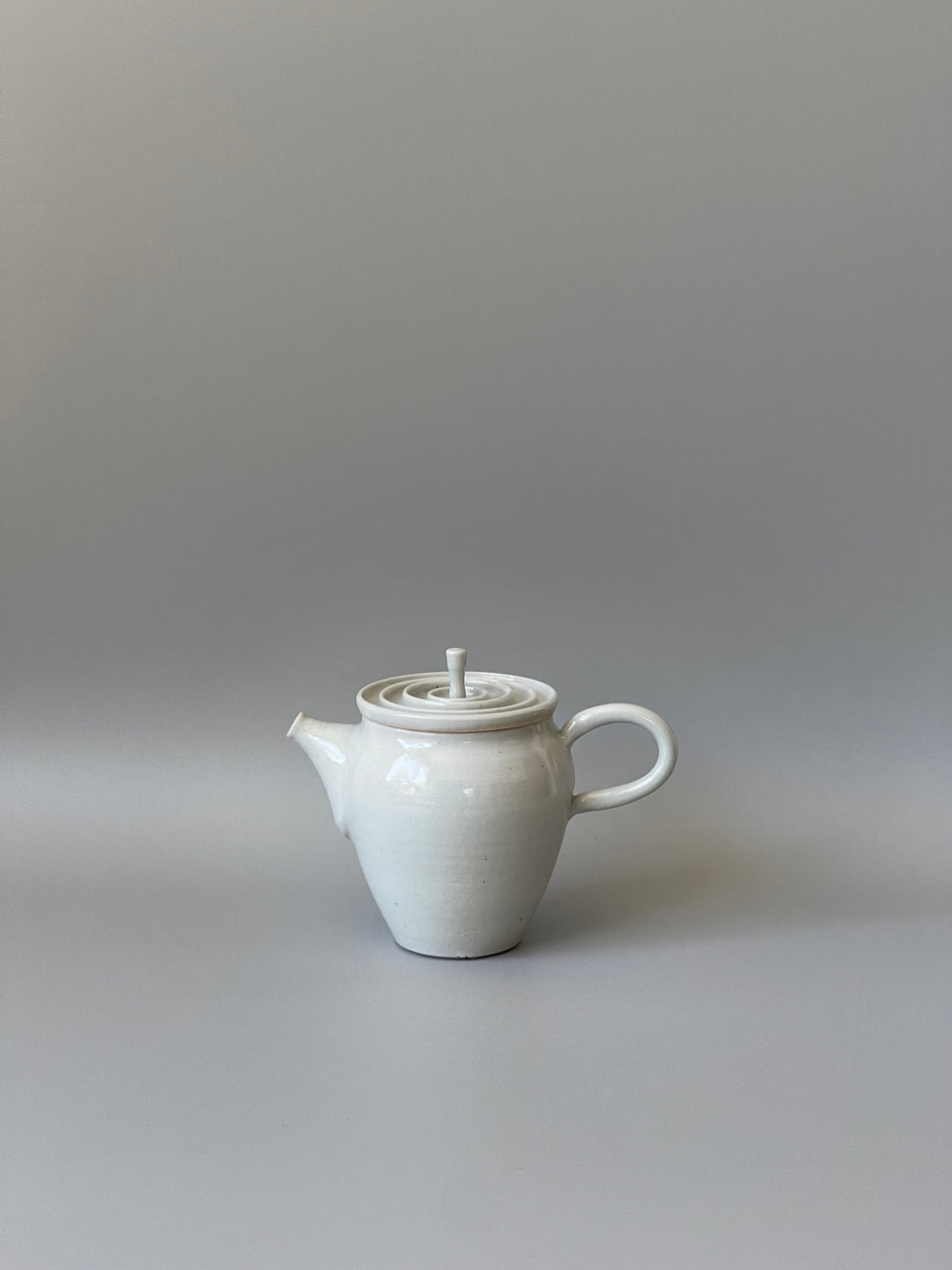 Light Grey (Gloss White) Celadon Teapot - 145 ml