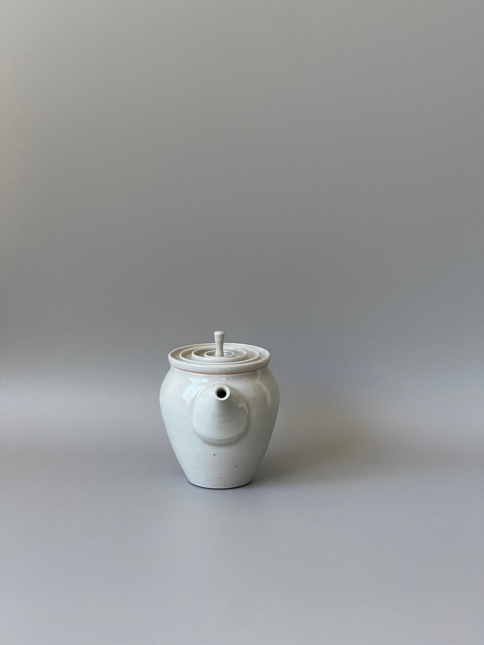 Light Grey (Gloss White) Celadon Teapot - 145 ml