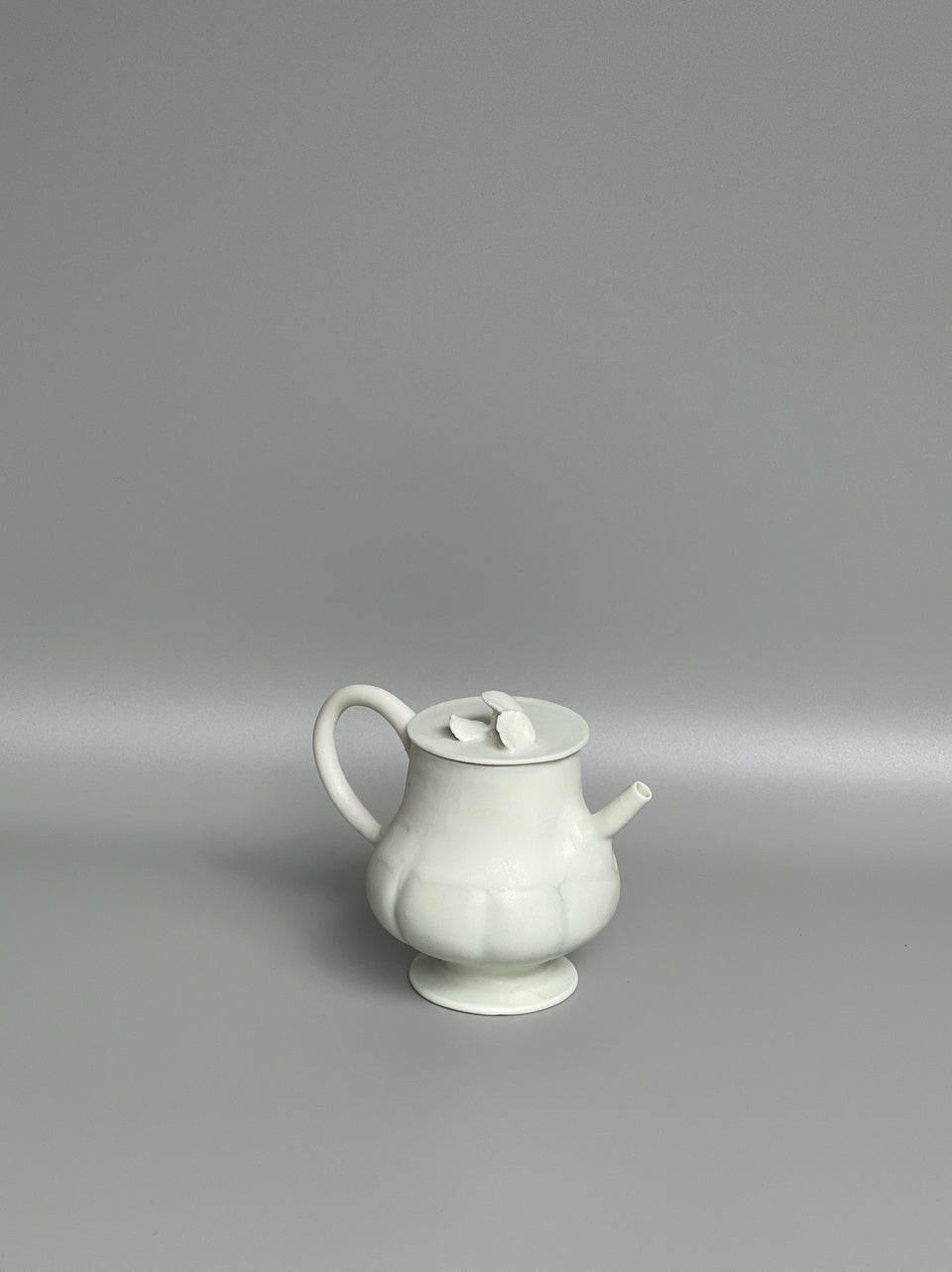 Mint Green Petal Teapot