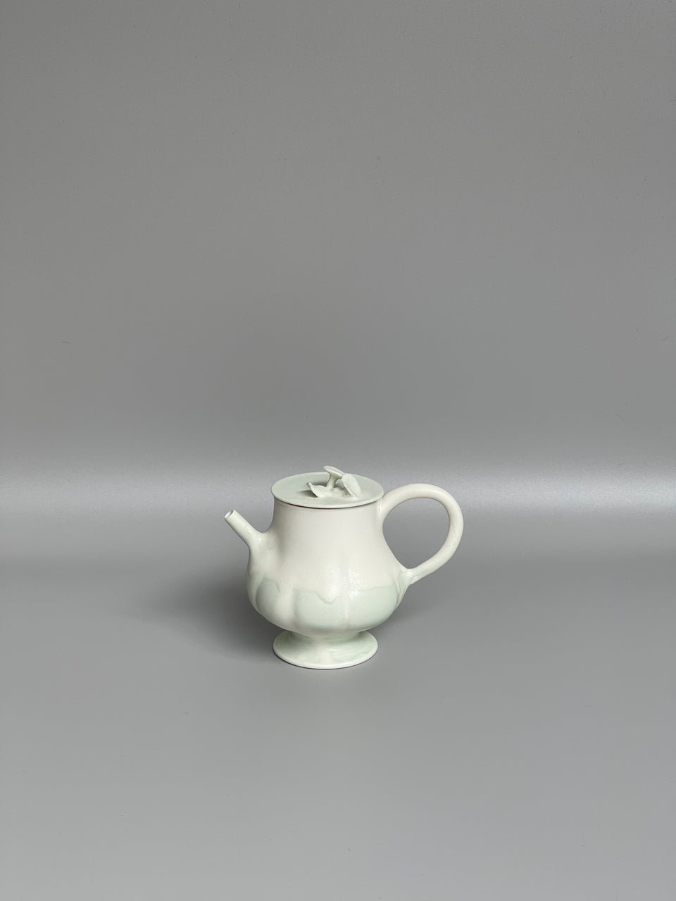 Mint Green Petal Teapot