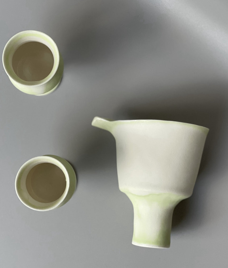 Moss Green Tea Pitcher