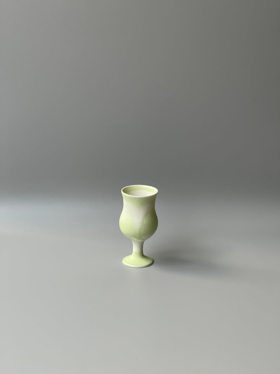 Moss Green High Heel Tea Cup