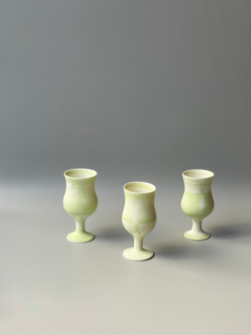 Moss Green High Heel Tea Cup