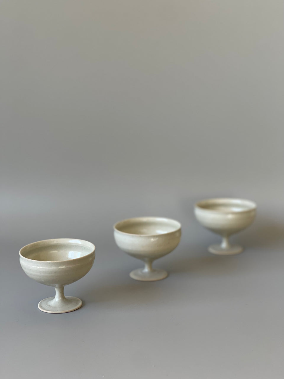 Light Grey (Beige) Celadon Tea Cup