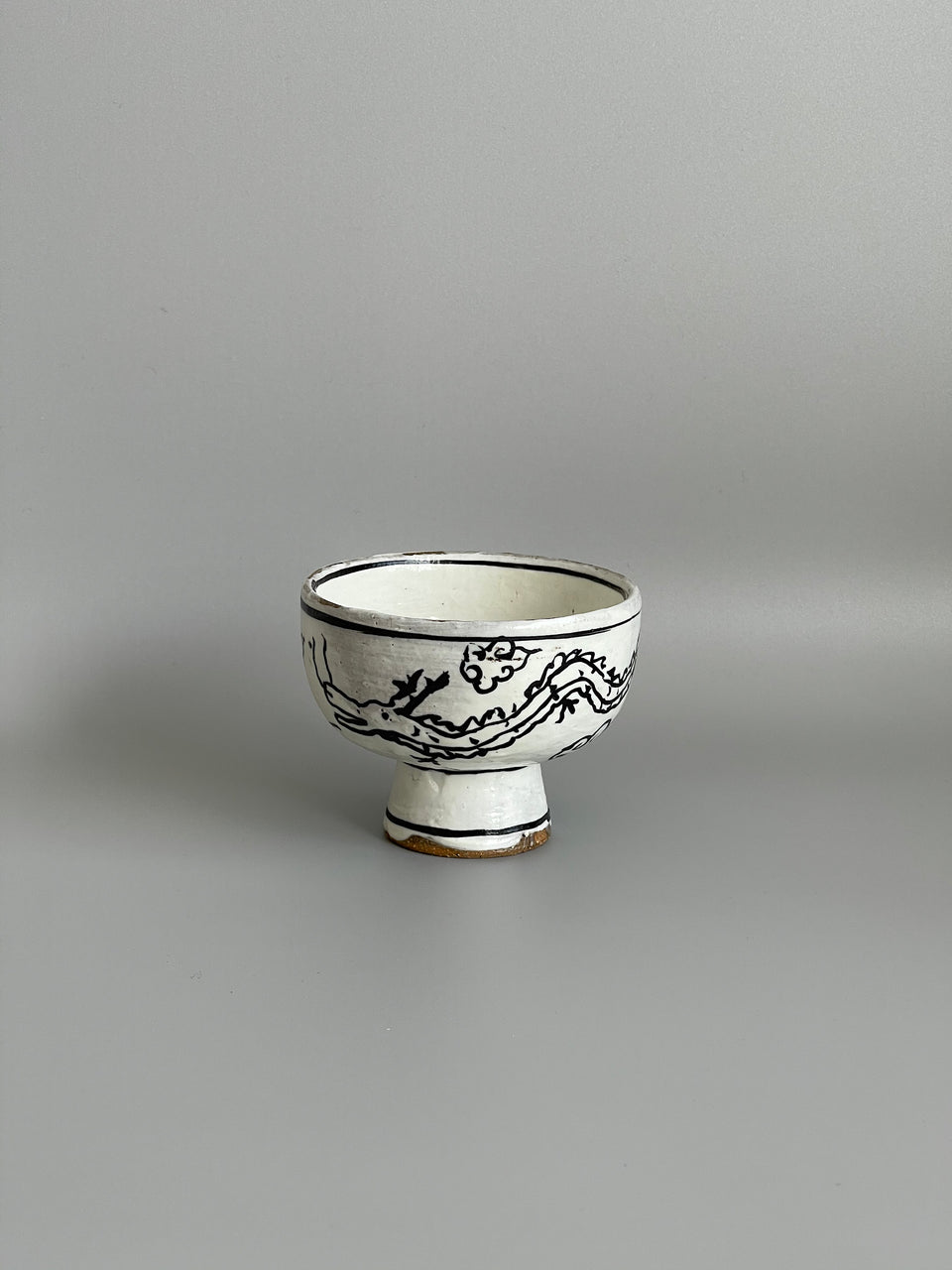 Dragon High Heel Small Tea Bowl