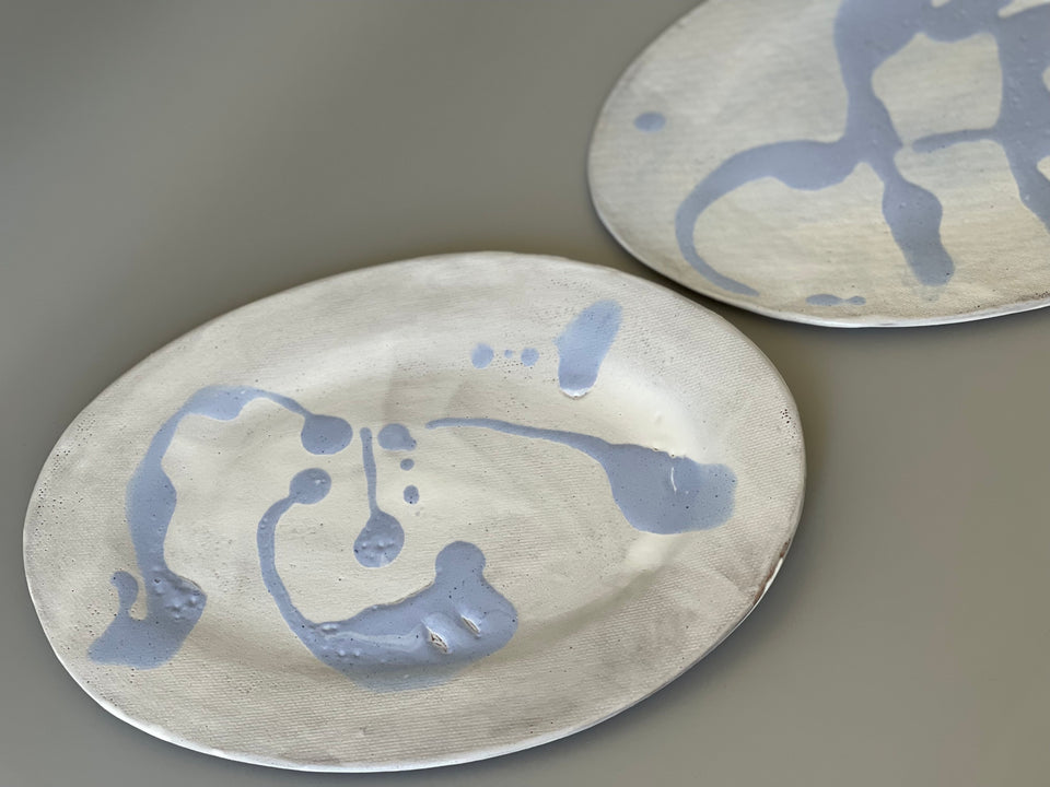 "Lavender" Tableware / Decor Plate/ Tea Tray (Small B)