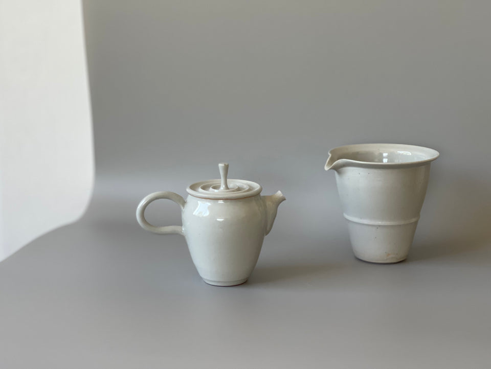 Light Grey Celadon Tea Pitcher - 218 ml