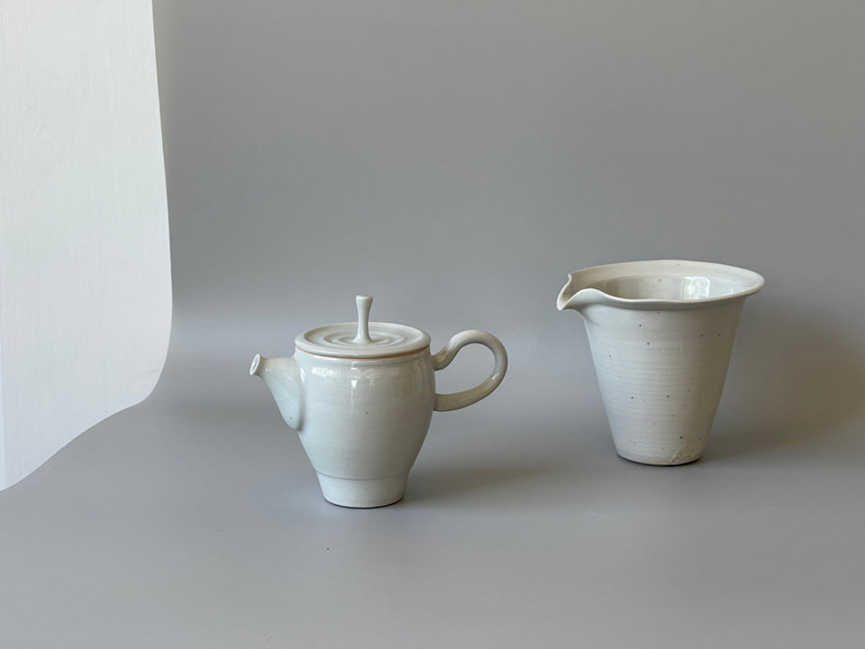 Light Grey Celadon Tea Pitcher - 190 ml