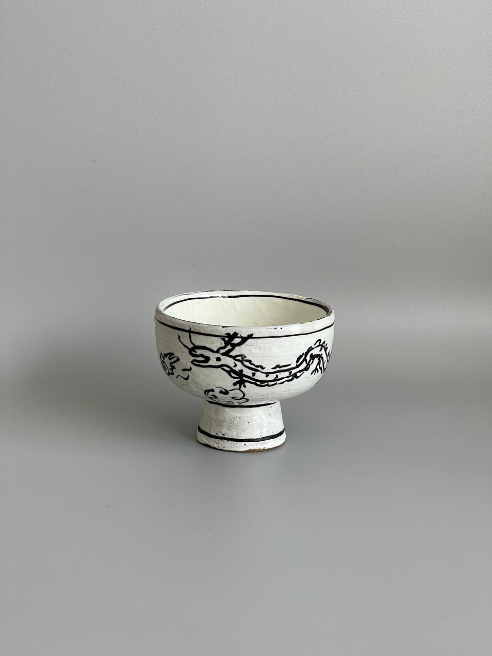 Dragon High Heel Small Tea Bowl